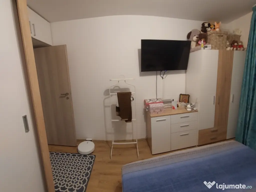 Apartament 2 camere Chiajna mobilat complet balcon inchis etaj 2