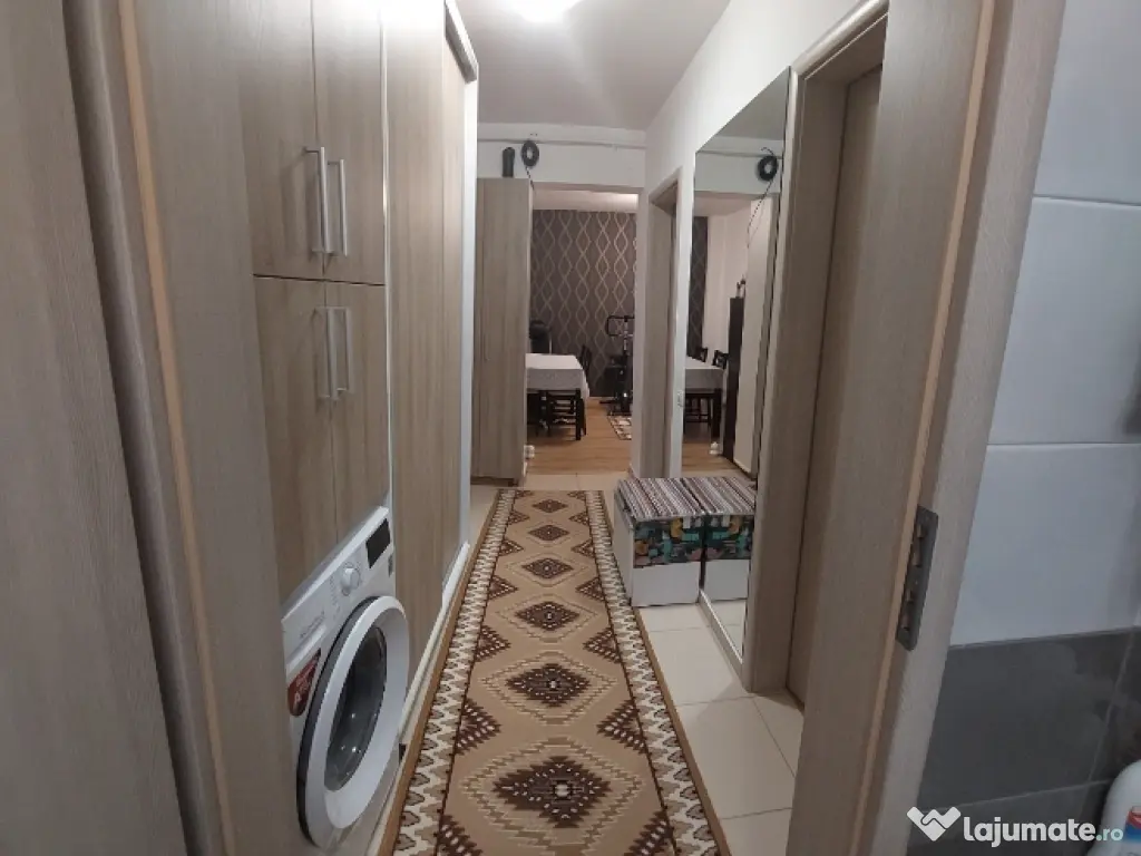 Apartament 2 camere Chiajna mobilat complet balcon inchis etaj 2