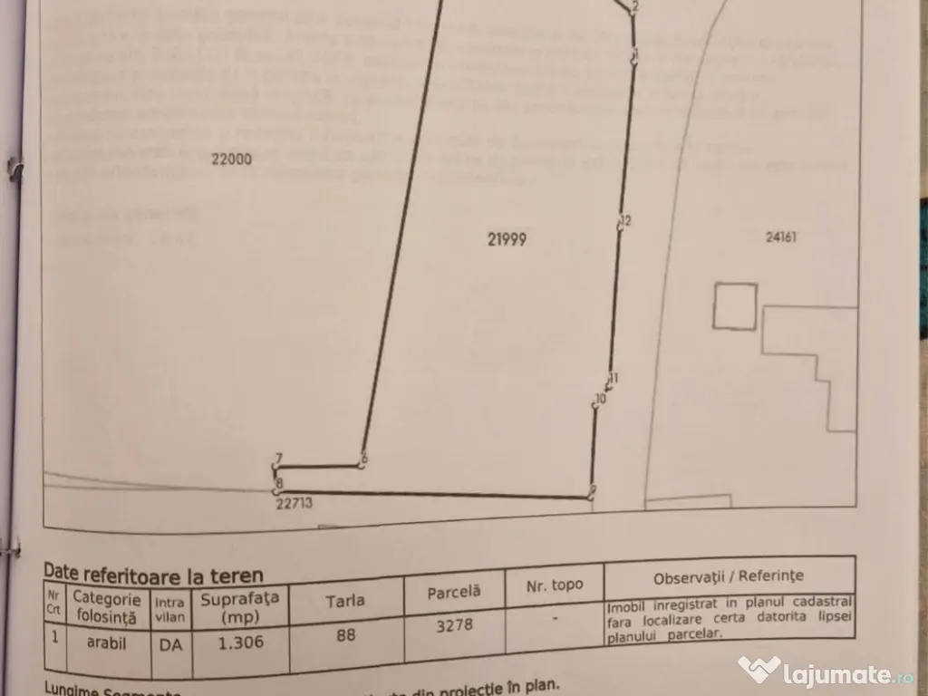 Teren de vânzare – 5.100 mp 