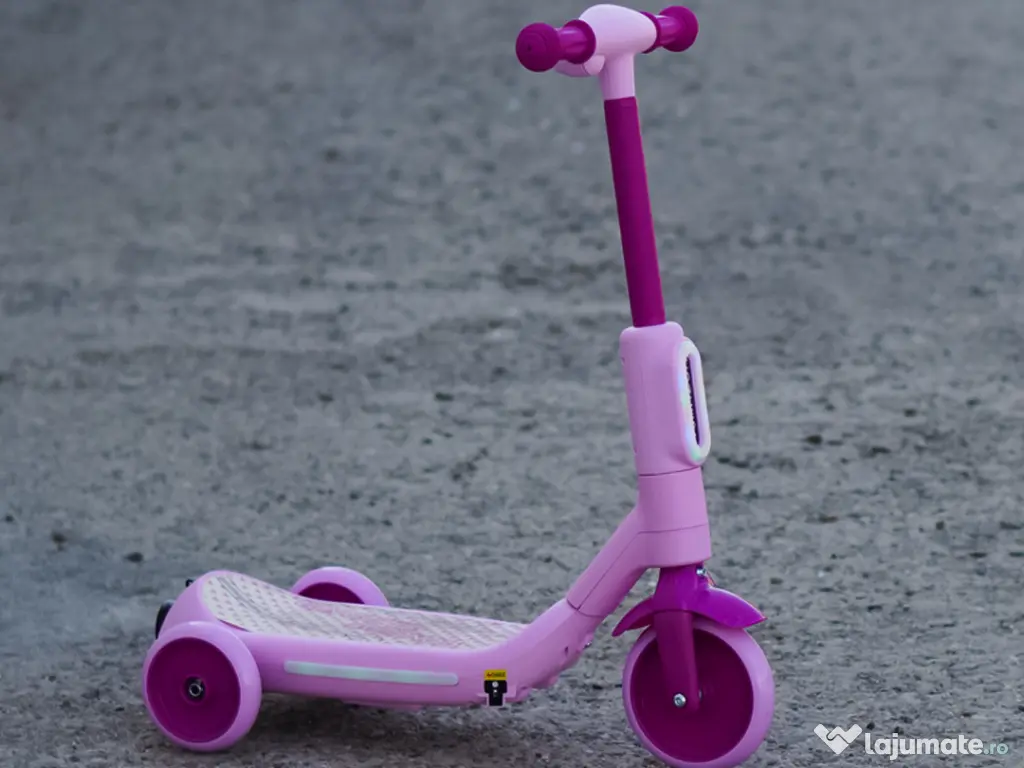 Trotineta electrica Kinderauto Aquamist cu aburi, lumini 30W 6V Pink