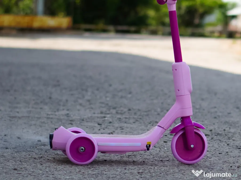 Trotineta electrica Kinderauto Aquamist cu aburi, lumini 30W 6V Pink