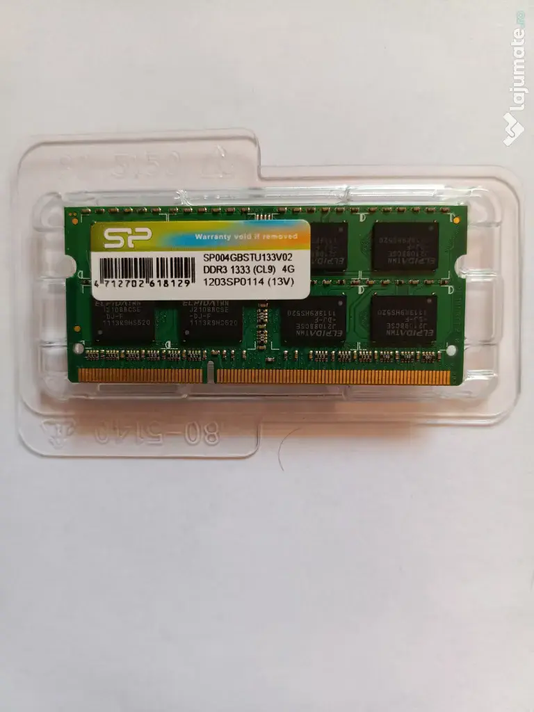Memorie RAM Laptop SODIMM Silicon Power ELPIDA DDR3 1x4GB, 1333MHz - TESTAT 