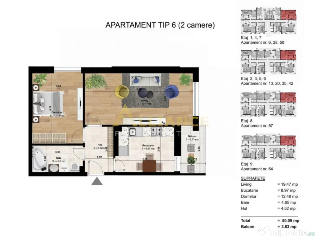 Apartament 2 camere de inchiriat - Sector 4, Drumul Binelui