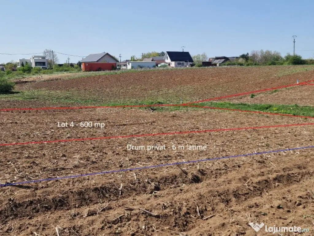 Snagov, Vladiceasca, Intravilan, zona de vile noi, teren 500mp 