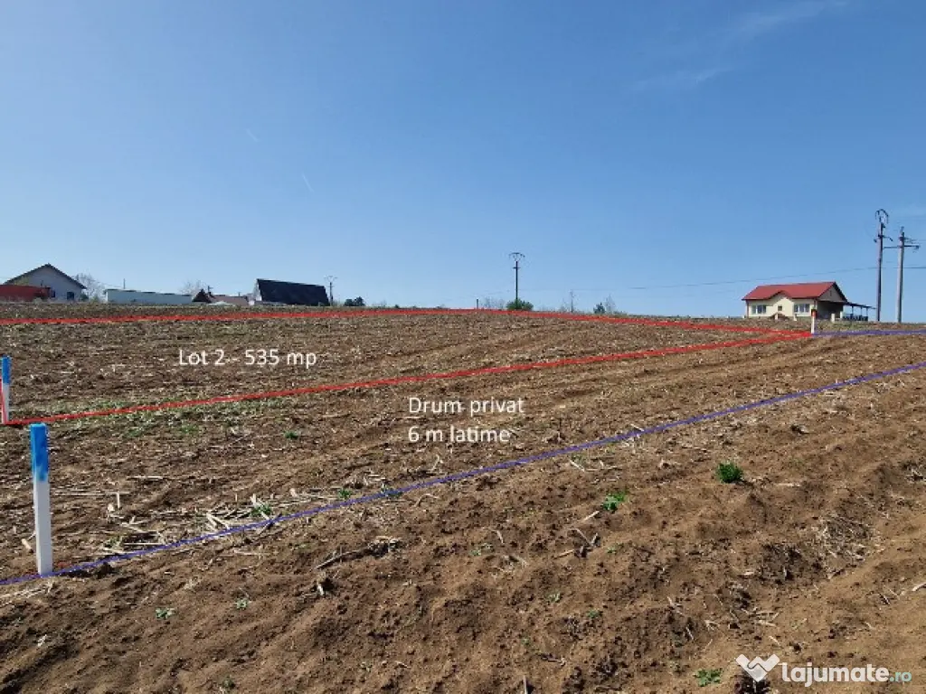 Snagov, Vladiceasca, Intravilan, zona de vile noi, teren 500mp 