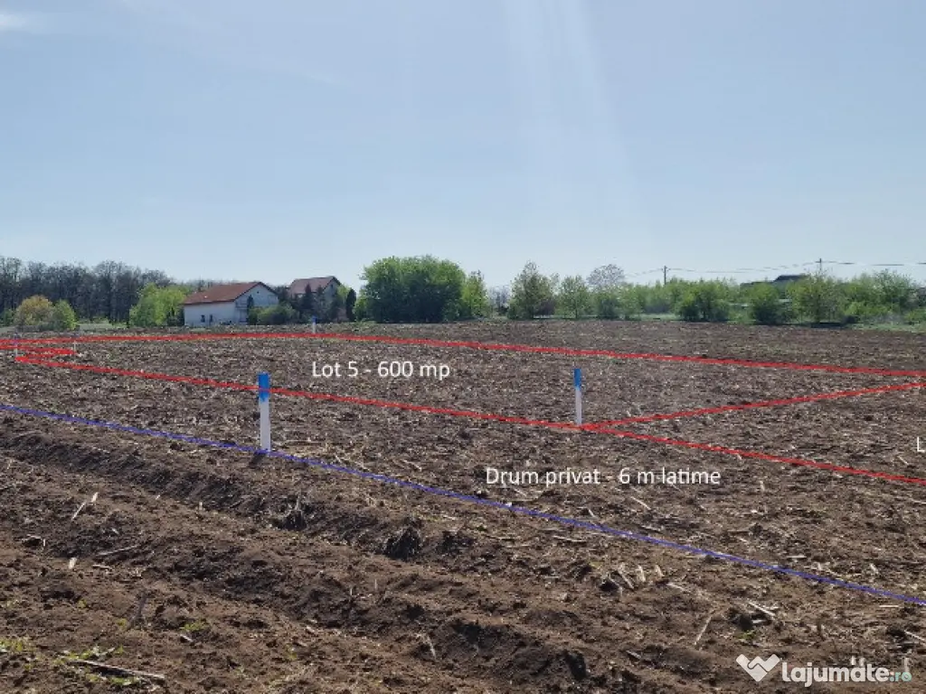 Snagov, Vladiceasca, Intravilan, zona de vile noi, teren 500mp 