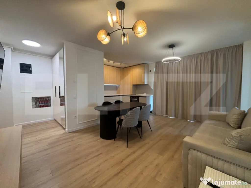 Apartament 2 camere, lux, 60 mp, parcare, intermediar, petfr