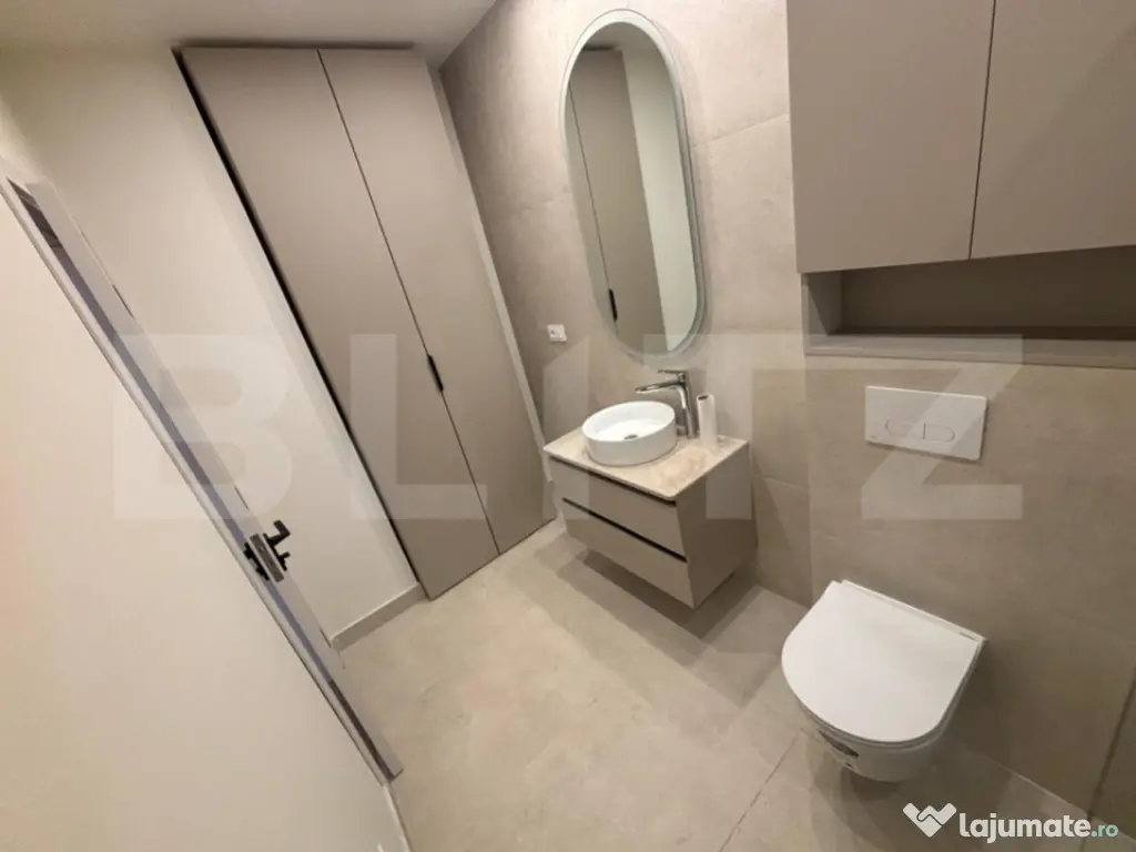 Apartament 2 camere, lux, 60 mp, parcare, intermediar, petfr