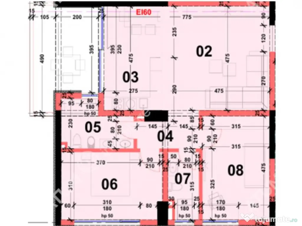 Apartament cu 3 camere si balcon in zona Calea Surii Mici di 