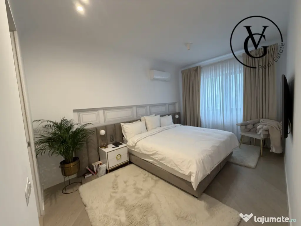 Apartament 3 camere mobilat lux | Cortina North | Parcare i 