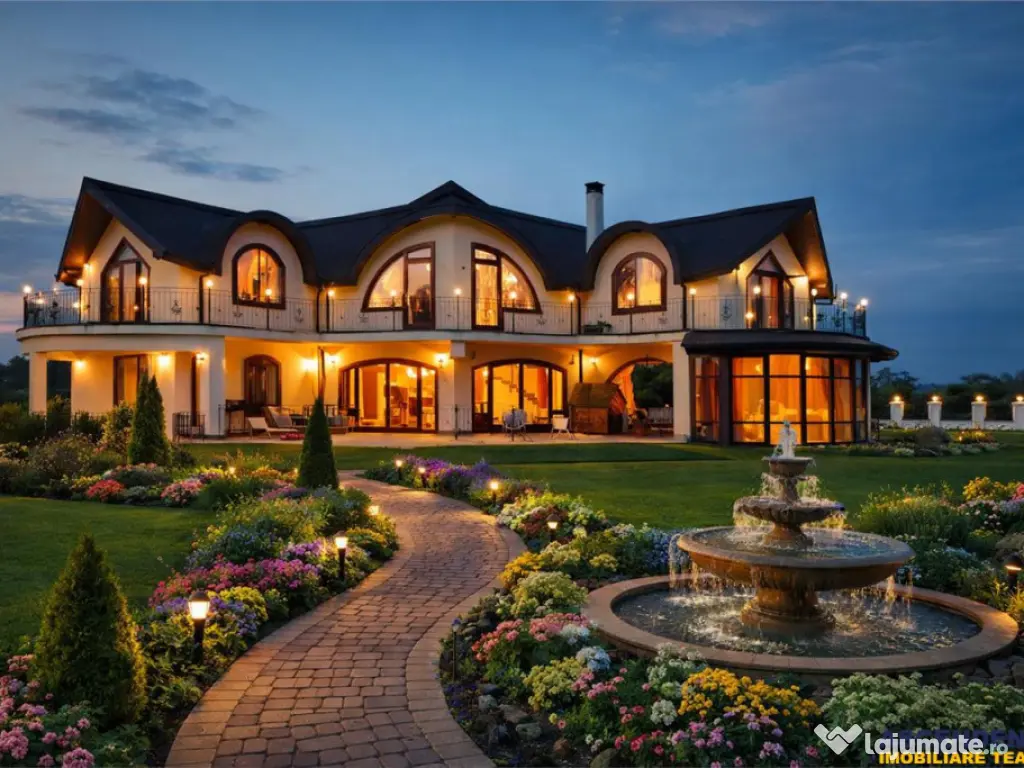 Rafinament in cartier linistit, pe 30.000 mp teren paradis, 