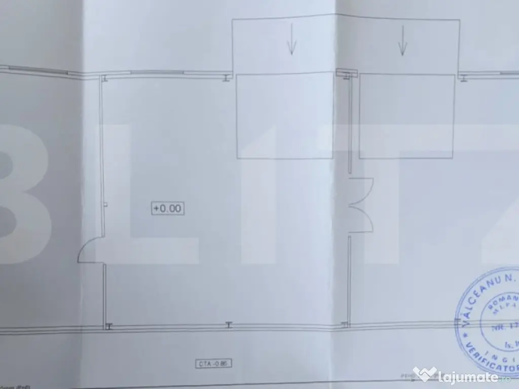 Hala industriala/comerciala, 190 mp, teren 2460 mp, Vulpeni