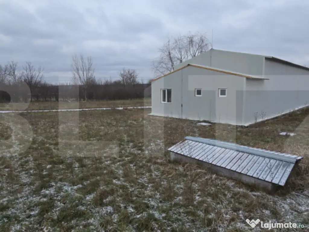 Hala industriala/comerciala, 190 mp, teren 2460 mp, Vulpeni