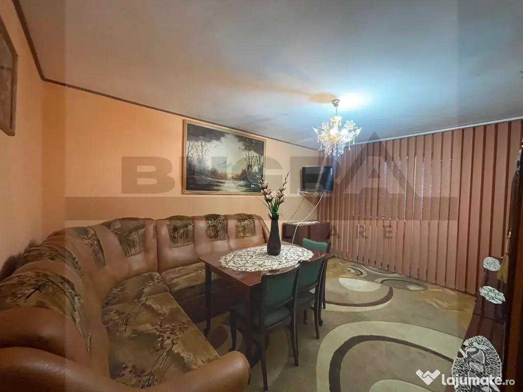 Apartament de 3 camere, decomandat, 66mp, zona BIG