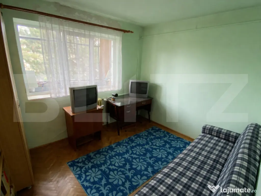 Apartament 2 camere, 37 mp, decomandat, Manastur 