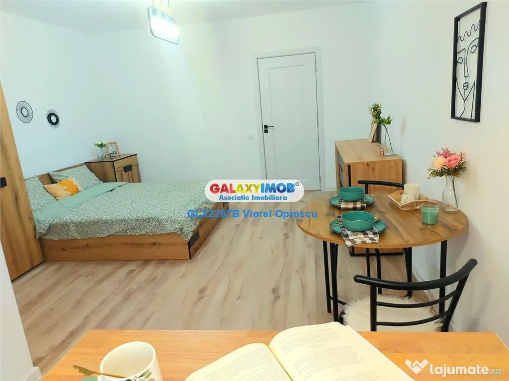 Garsoniera renovata, mobilata, metrou Costin Georgian, Piata 