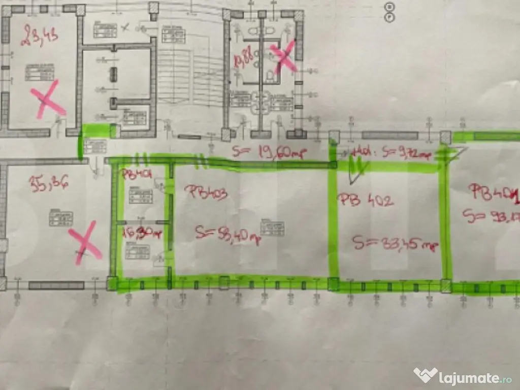 Spatiu de birou, 425 mp, zona Centrala 