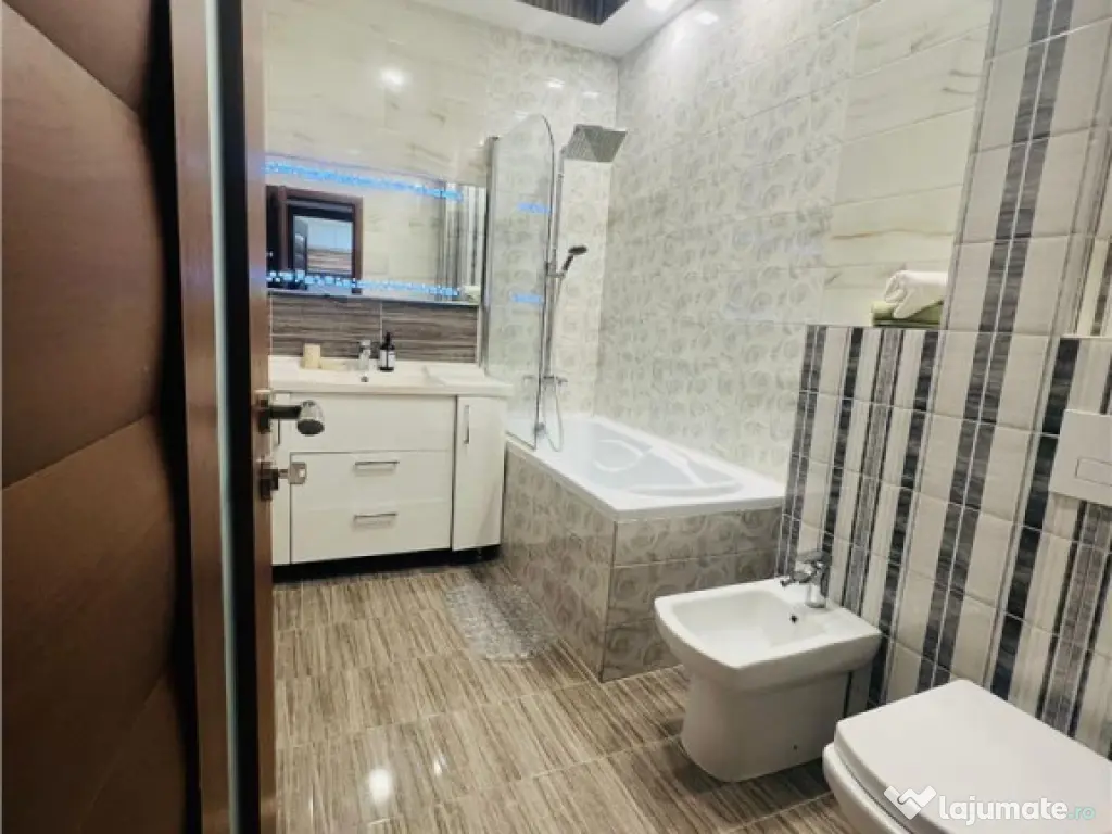 Apartament 3 camere decomandat, mobilat si utilat modern, z 