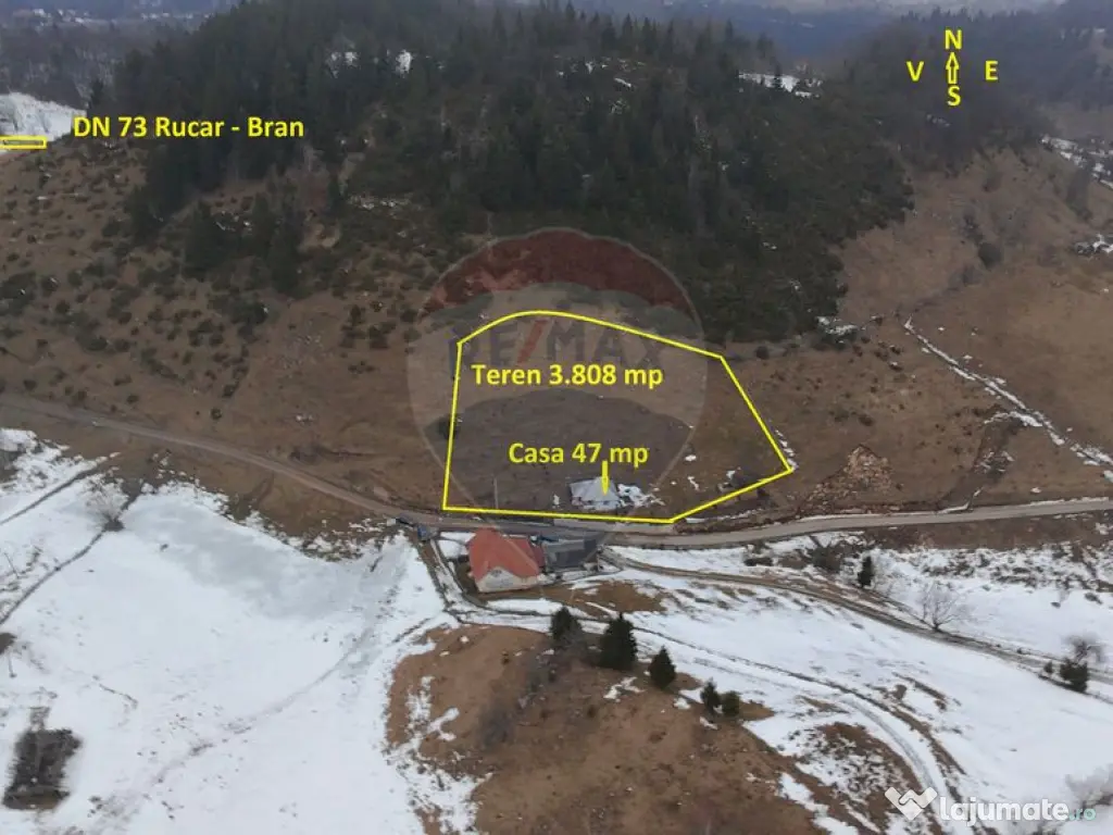 Casă + Teren Intravilan Fundata | Vedere Panoramică | A...