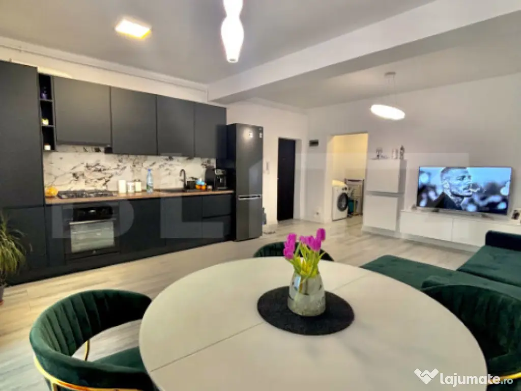 Apartament superb cu 2 camere plus balcon, etaj 1, Giroc