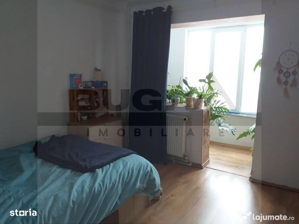 Apartament 2 camere, 46 mp, balcon, zona Parang 
