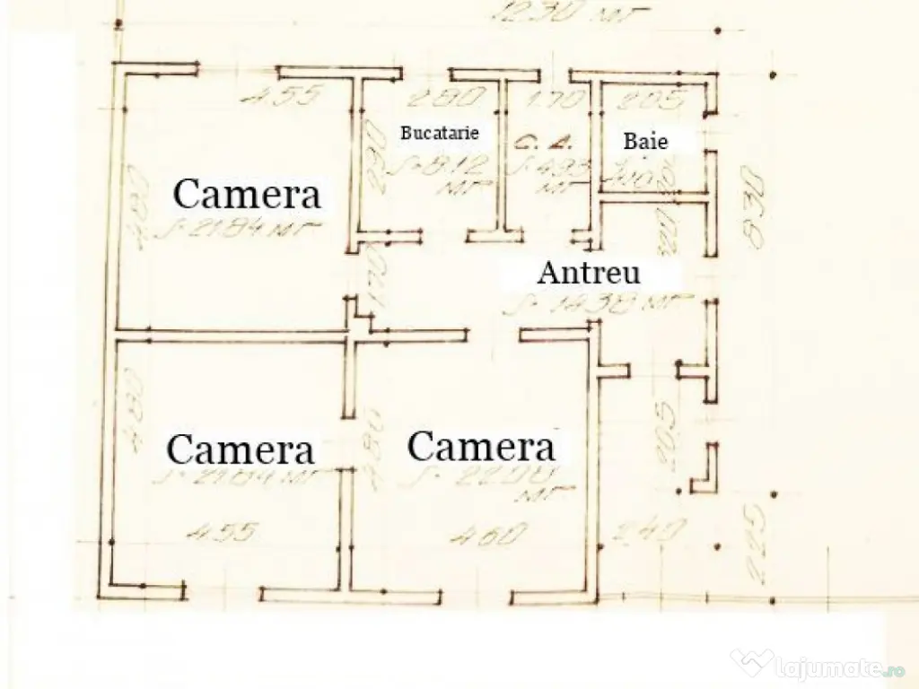 Casă de renovat cu 773 mp teren la preț de apartament 