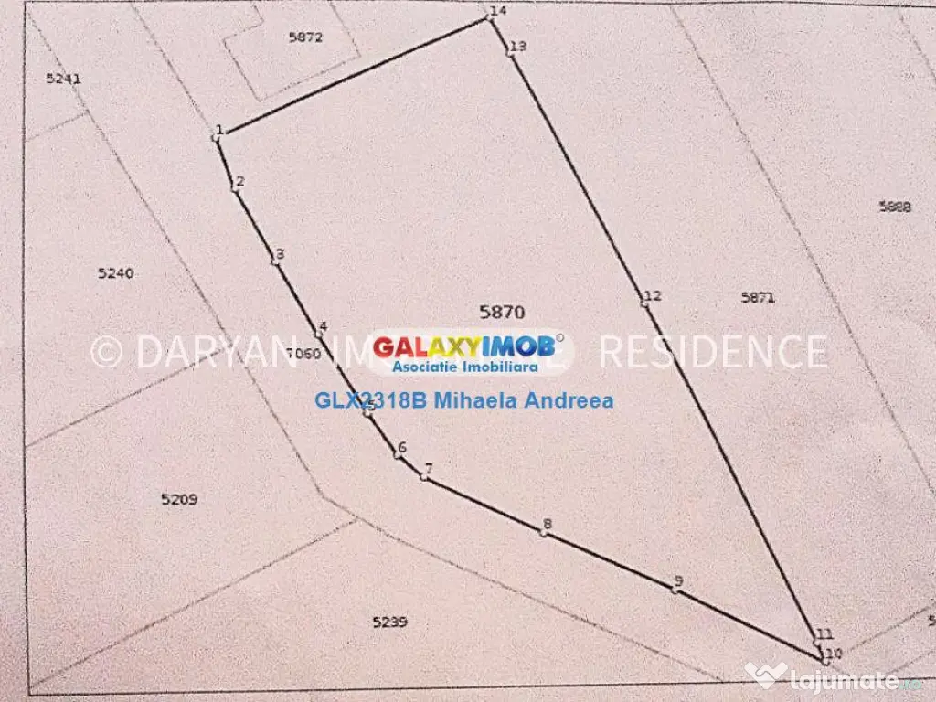 Teren in Poienari Apostoli, 21 E/mp, Avantajos, DN1, 34.500 