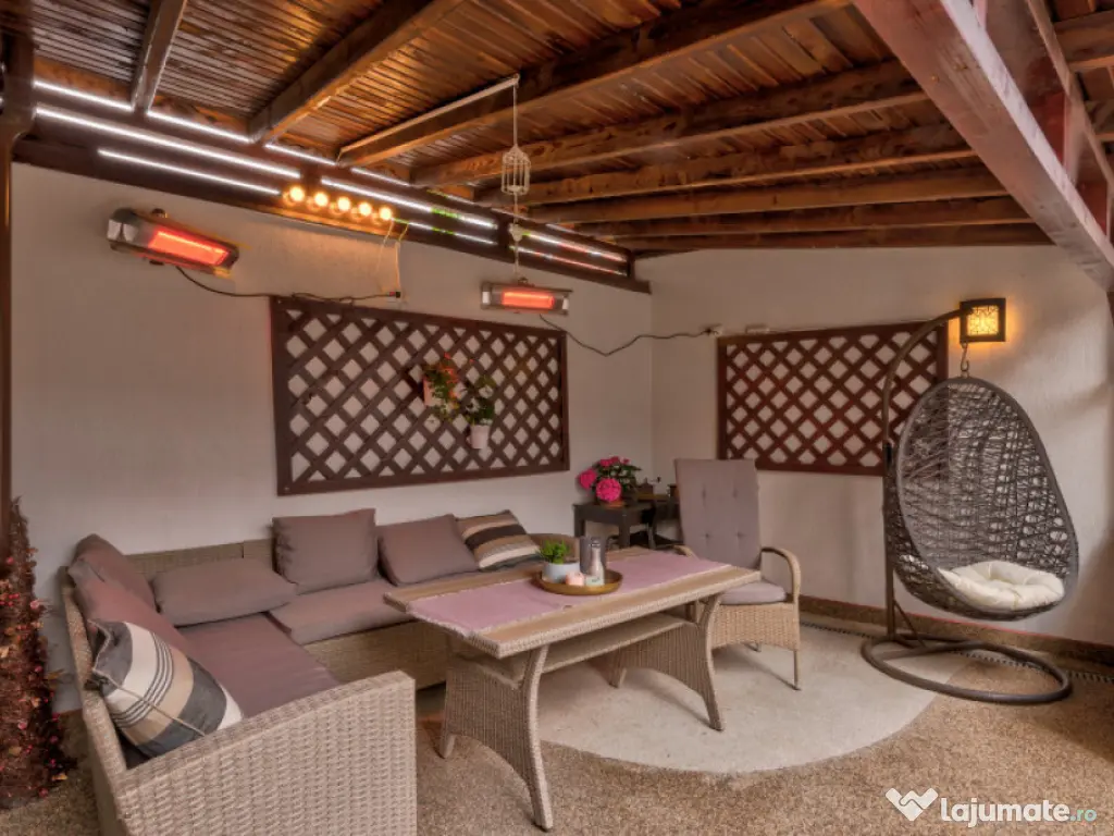 Apartament 170mp utili, 77mp curte și 3 locuri parcare, Par 