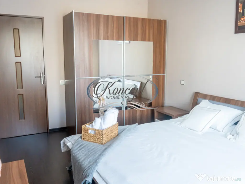 Apartament luminos cu terasa, parcare subterana si paza perm 