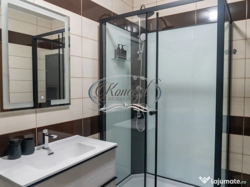 Apartament luminos cu terasa, parcare subterana si paza perm 