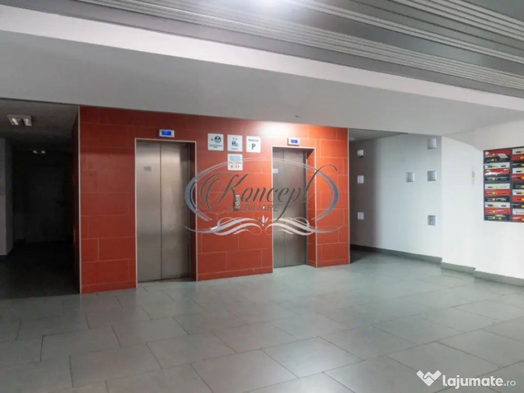 Apartament luminos cu terasa, parcare subterana si paza perm 