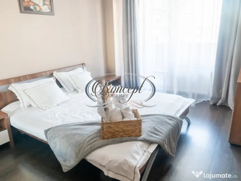 Apartament luminos cu terasa, parcare subterana si paza perm 