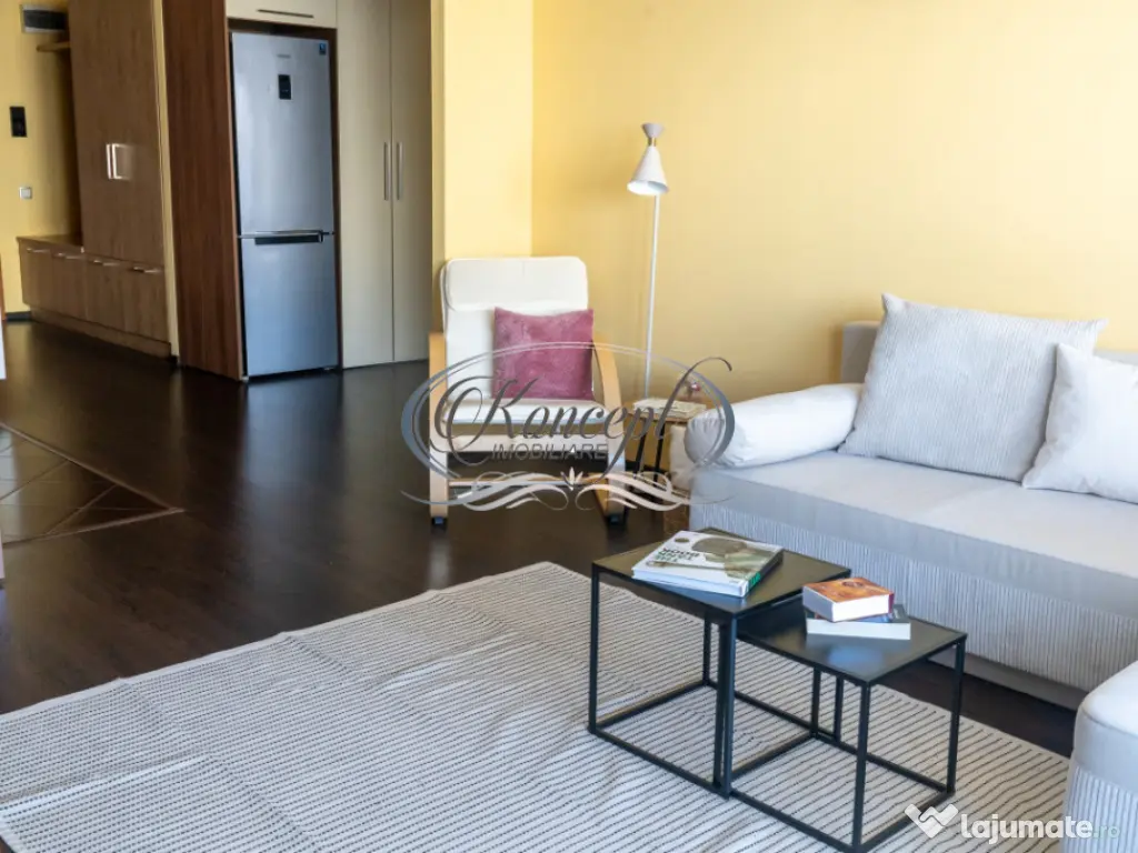 Apartament luminos cu terasa, parcare subterana si paza perm 