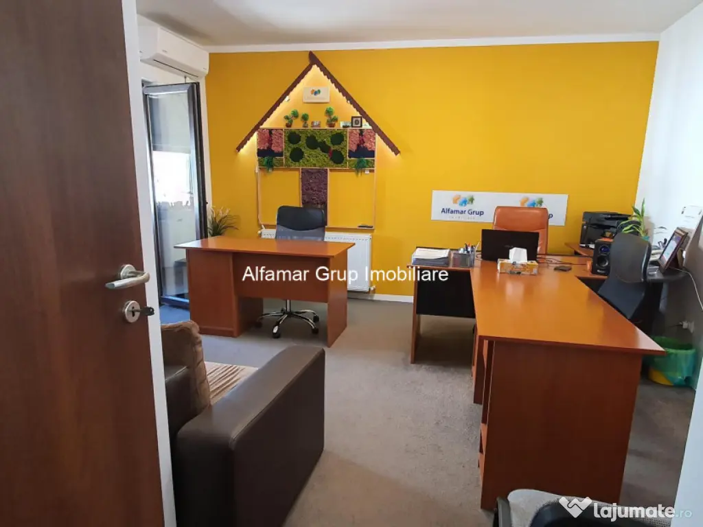 2 camere mobilat birouri, 13 Septembrie- parc Sebastian 