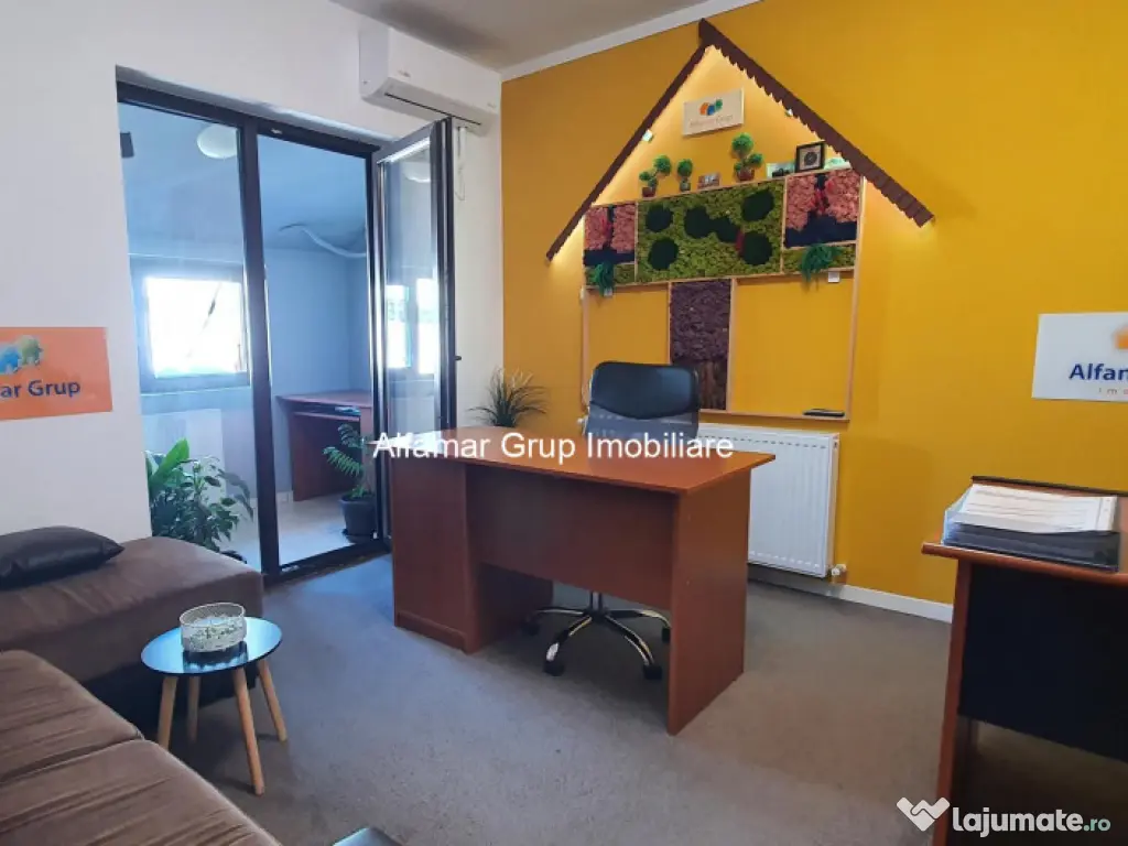 2 camere mobilat birouri, 13 Septembrie- parc Sebastian 