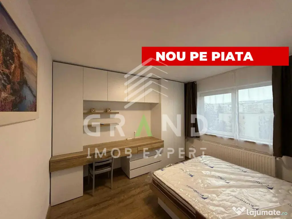 PRIMA ÎNCHIRIERE | Ap 2 camere | Balcon | 2 Boxe | Mănăș 
