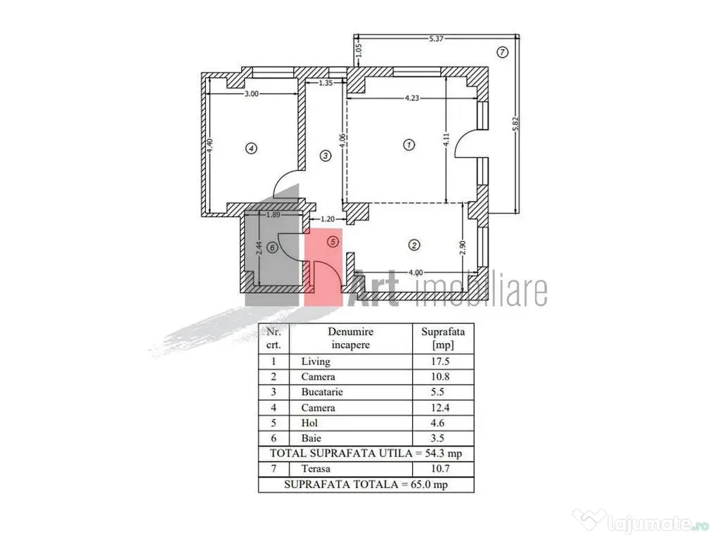 Apartament Premium 3 Camere 65 m2 Militari Residence Util...