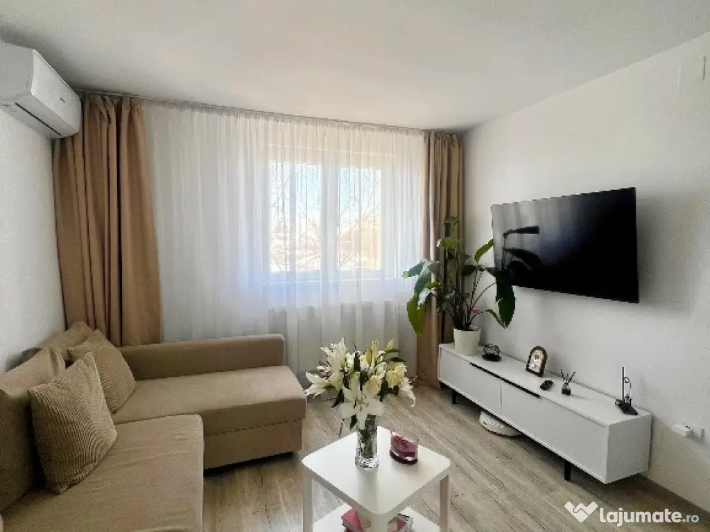 Inchiriez apartament 2 camere-la 10 min. de metrou Brancoveanu 