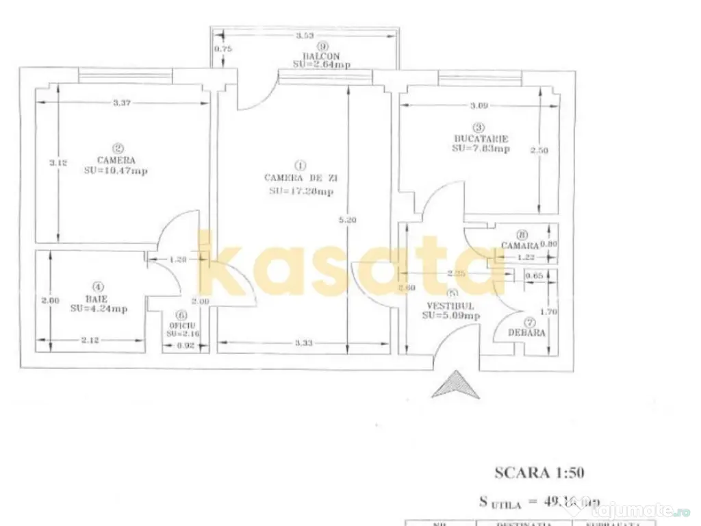 Apartament 2 camere | De închiriat | Polonă | Aer condi... 