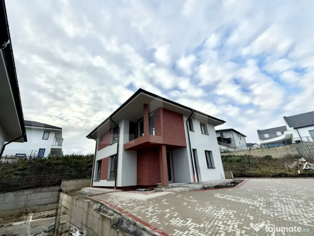 Casă Individuală nouă – 119 mp Utili, Teren 584 mp, St 