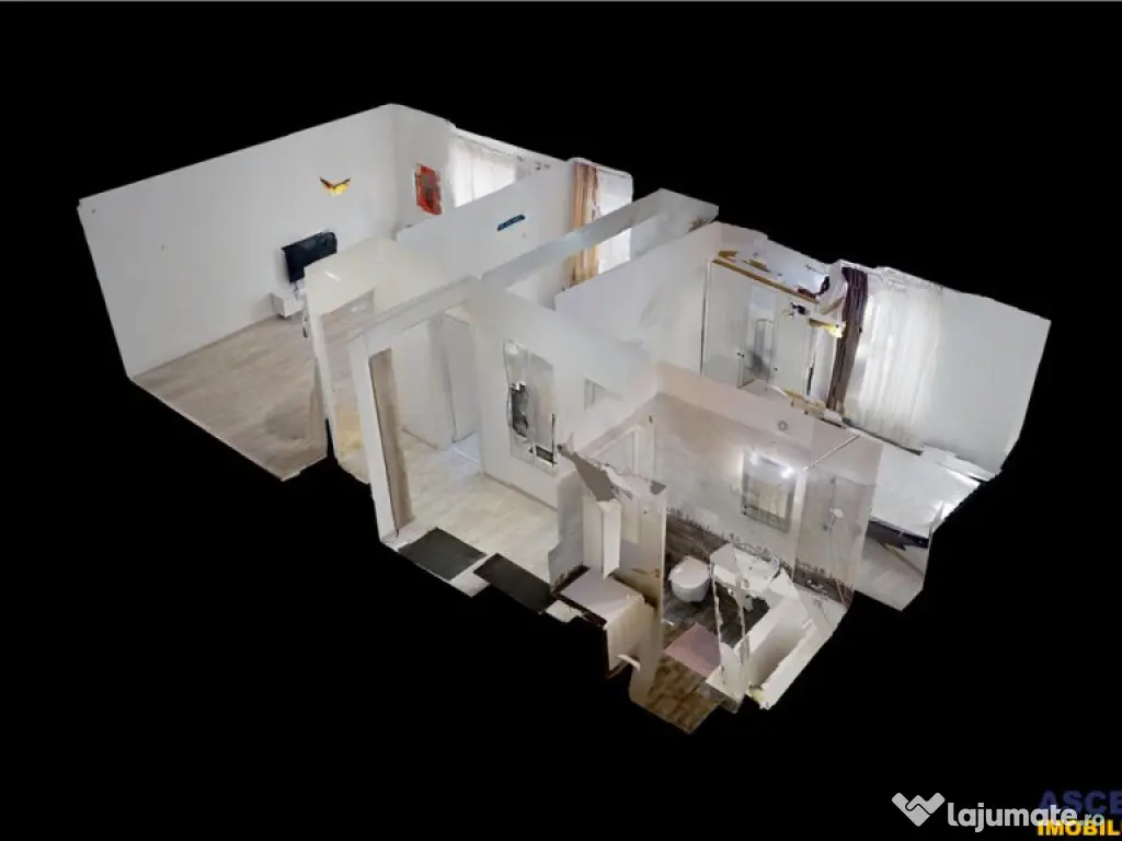 3D! Decomandat, luminos, etaj 2, parcare rezervata,Tractorul 