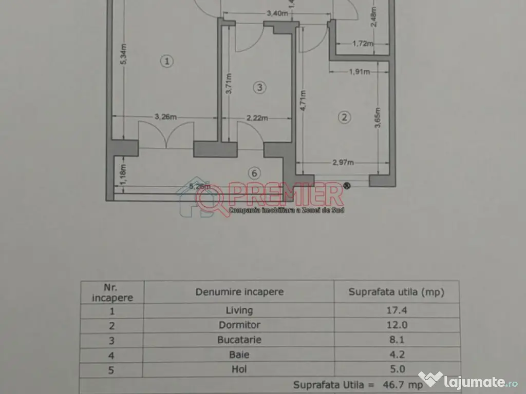 2 Camere Metrou - Aparatorii Patriei - Parcare 