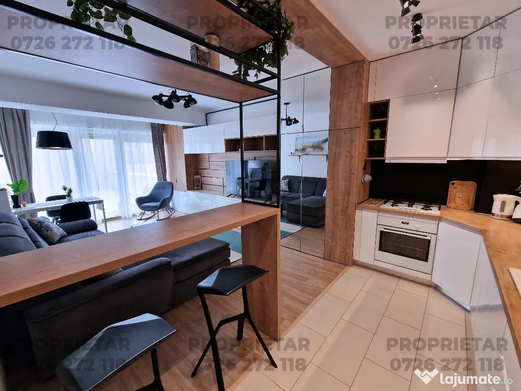 Apartament 2cam 48mp||terasa 50mp||2 L. parcare||mobilat lux Unirii 