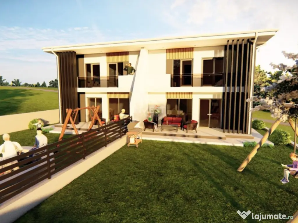 Locuință cu 4 camere/2 băi, 115 MPU, arhitectură modern? 