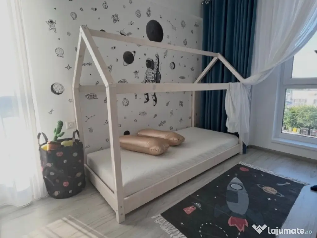 Montessori-Pat copil, motel căsuță 