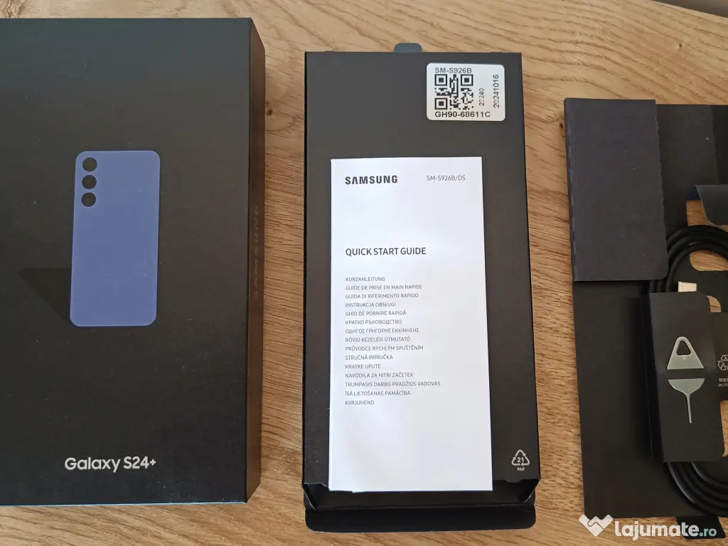 Samsung S24 Plus, Violet Mov-Ca NOU- 512 Gb, Android 16, Dual SIM 