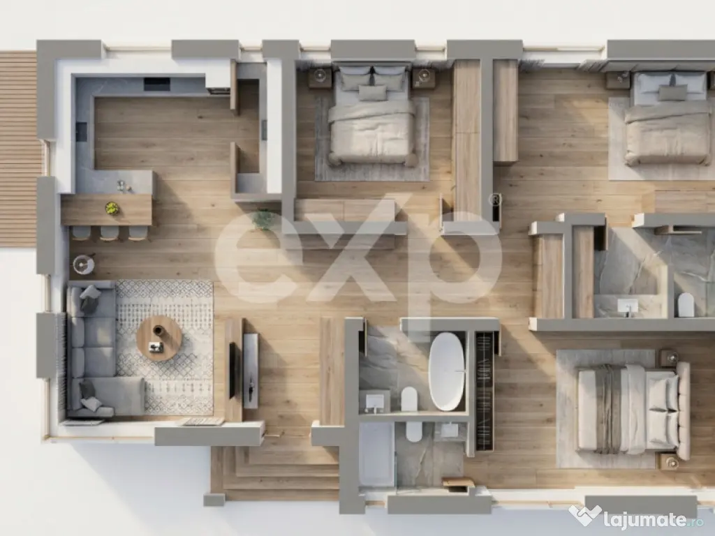 Casa individuala 4 camere langa PADUREA Trivale | Teren 540 