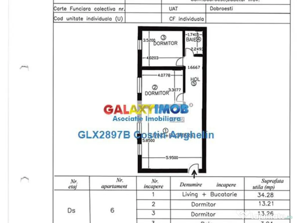 Exclusiv! Apartament Nemobilat Modern 3 Camere - Dobroesti