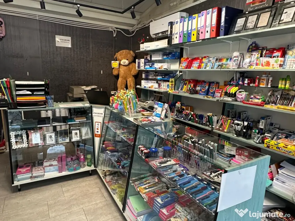 Se vinde papetărie complet utilată – locație premium, vad excelent! 