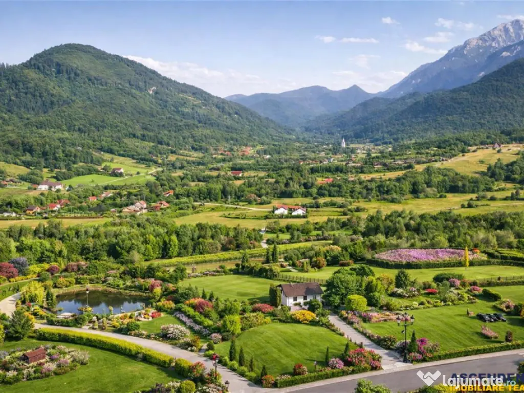 FILM! Oaza paradisiaca cu lac, vedere catre Bucegi, Glajerie 